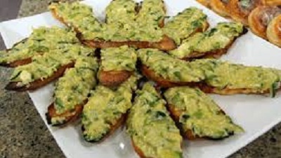 Crostini Courgettes and Anchovies